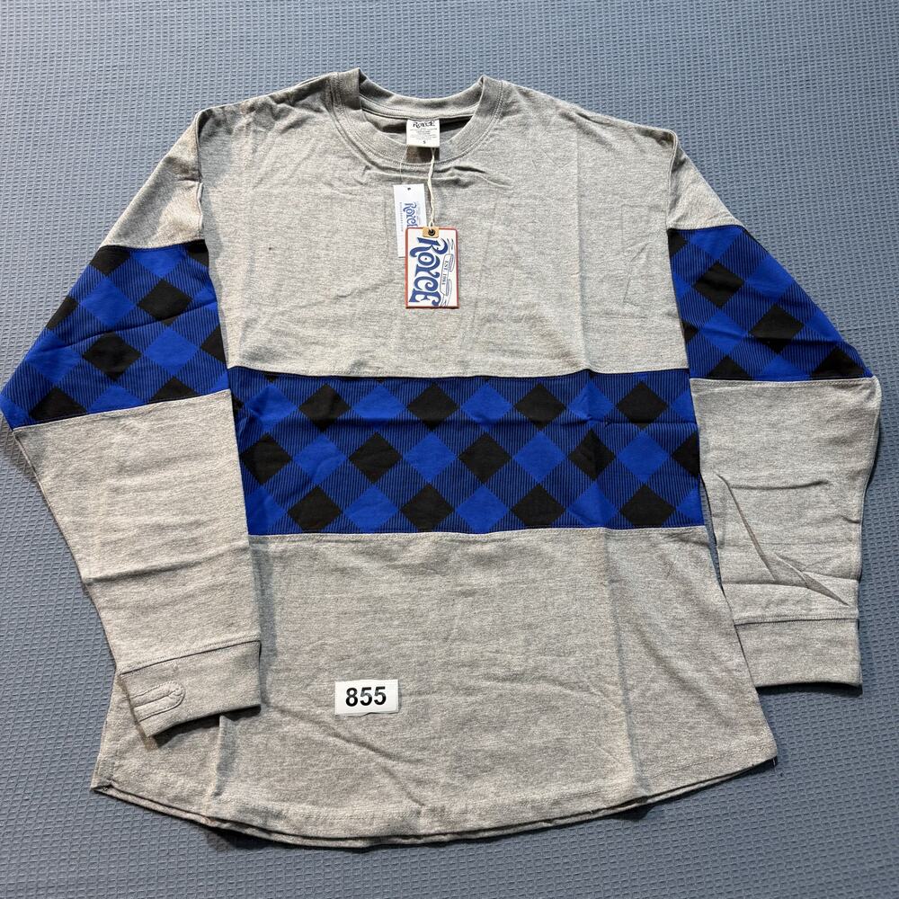 ROYCE Men Gray Long Sleeve Tee Sz S‎ Brand New